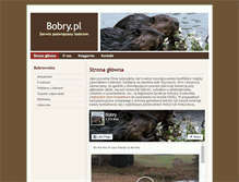 Tablet Screenshot of bobry.pl